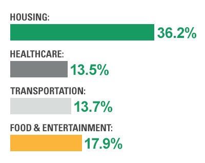 bar chart for unexpected expenses